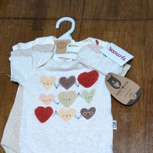 Baby Onesie with Heart Design